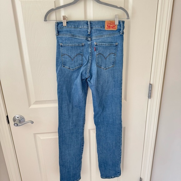 Levi's 314 Shaping Straight - Size 27 - Classic Blue Denim - Picture 4 of 6